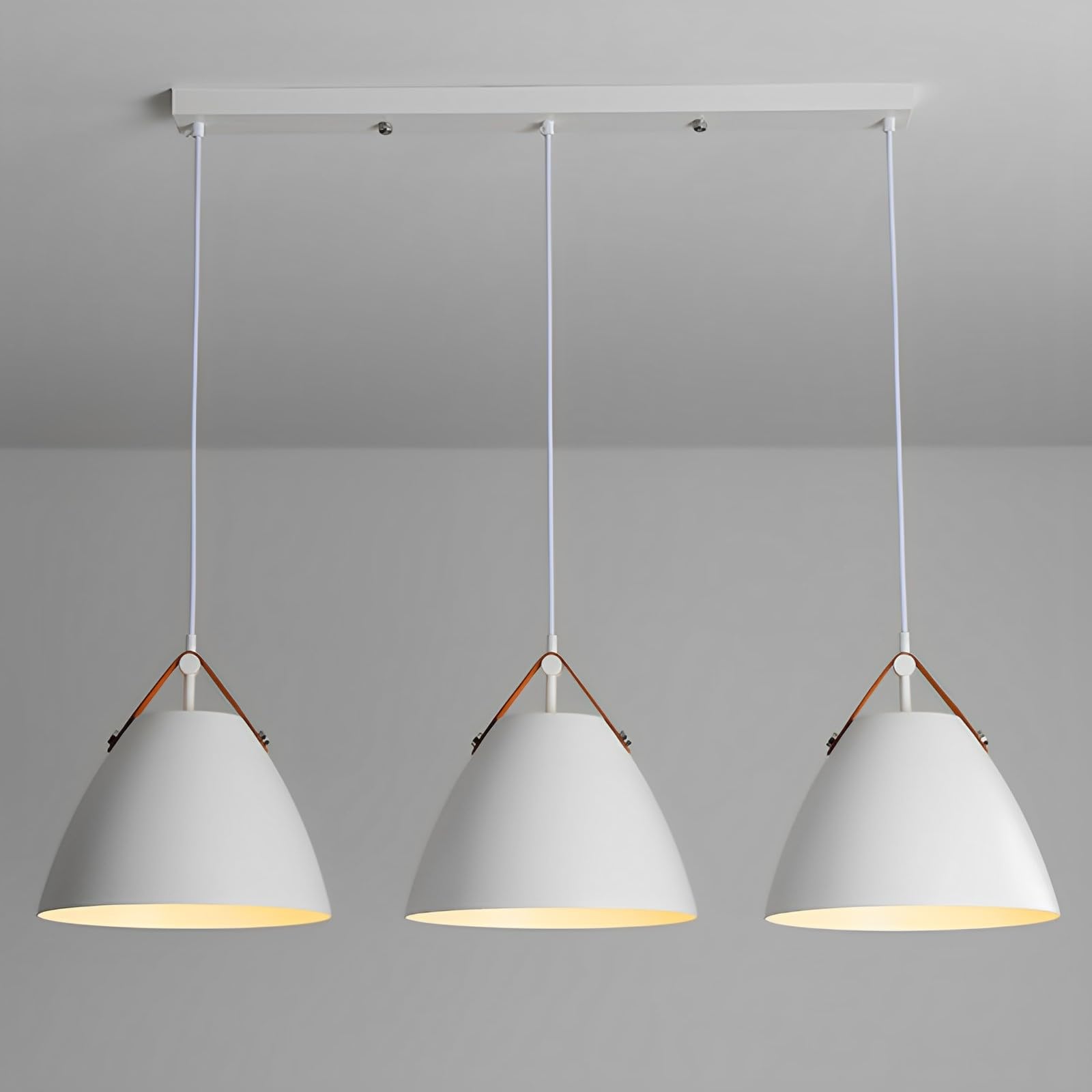 Lampes suspendues d'intérieur 3 lumières E26 suspension en métal lustre cuisine