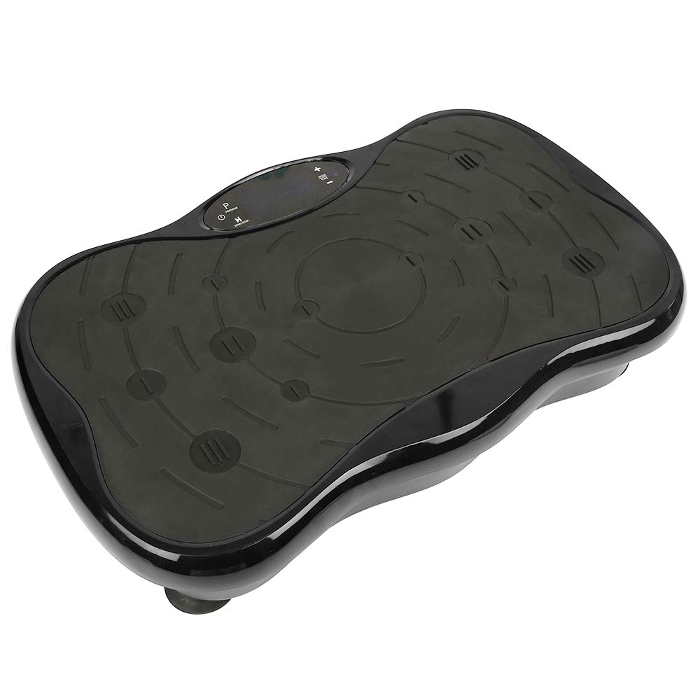 Plateforme Vibrante Oscillante pour Perte de Poids équipement Vibration Debout Corps Machine Maison avec Bluetooth Musique, 200W, 53x32,5x12 cm, exercice à la maison, réduction de la graisse et de la forme