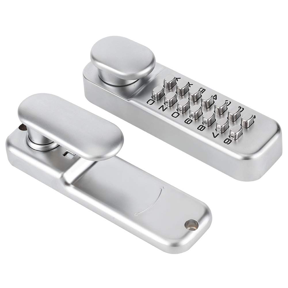 EMUKOEP Lucchetto a Combinazione Impermeabile Durevole per Ingresso in Ufficio Domestico, Lucchetto di Sicurezza Meccanico Senza Chiave per Cancelli, Parcheggi