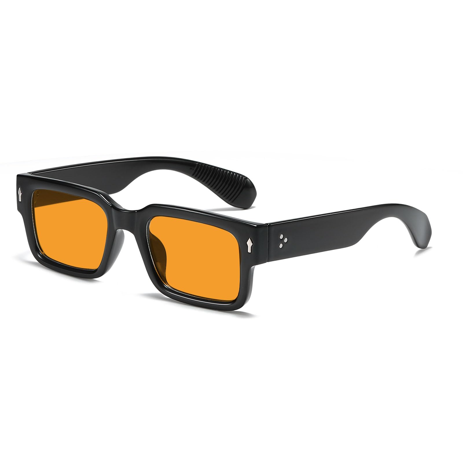 sunbsr Classic Square Sunglasses for Women Men Trendy Thick Frame Rectangle Sun Glasses Chunky Black Shades-picture-14