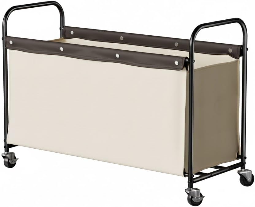 StorageWorks 135L Extra Large Storage Chest with Wheels for Living Room