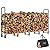VIVOHOME 8ft Waterproof Log Rack Cover, Heavy Duty 600D Oxford Outdoor Firewood Storage Cover with VIVOHOME 8ft Firewood Rack Outdoor, Heavy Duty Adjustable Log Holder