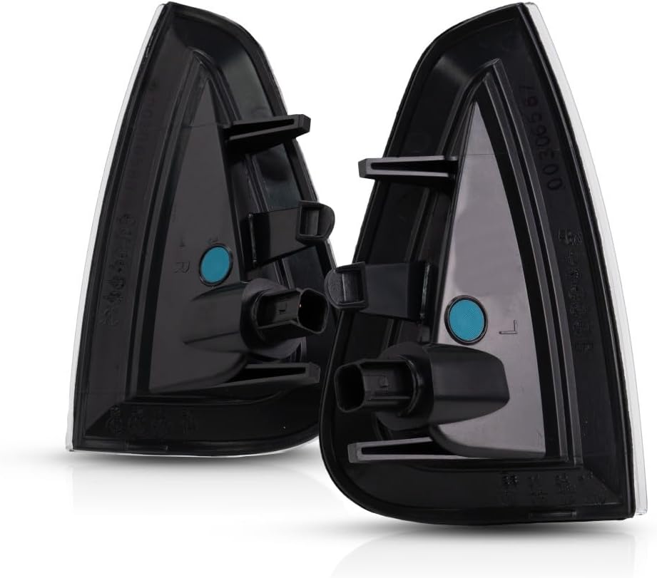 KarParts360 For Dodge Charger Front Side Marker Light Assembly 2006 07 08 09 2010 Driver and Passenger Side | Pair | DOT Certified | CH2550124 | CH2551126 | 4806219AD | 4806218AD