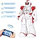 KingsDragon Robots Toy for Kids, RC Gesture Sensing Toy, Interactive Walking Singing Dancing Robot Birthday Presents for Boys Girls Age 6 7 8 9 Years Old,Red