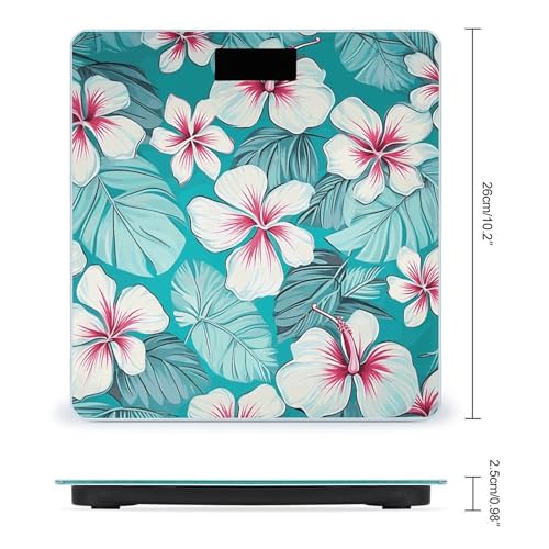 Báscula Digital de Baño con Pantalla LED y Plataforma de Vidrio miniatura 2
