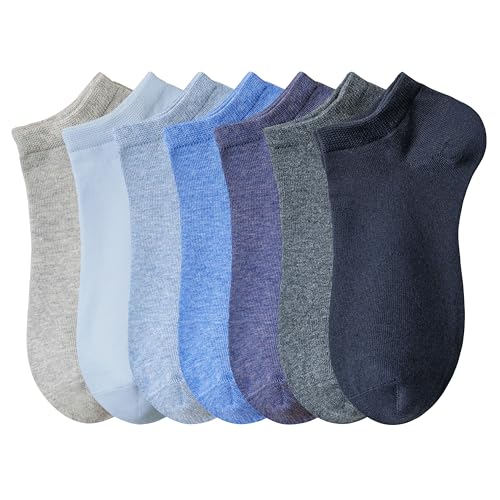 Image of Womens Ankle Socks Cotton No-Show Comfortable Low-Cut Liner Kraft Paper Gift Box
