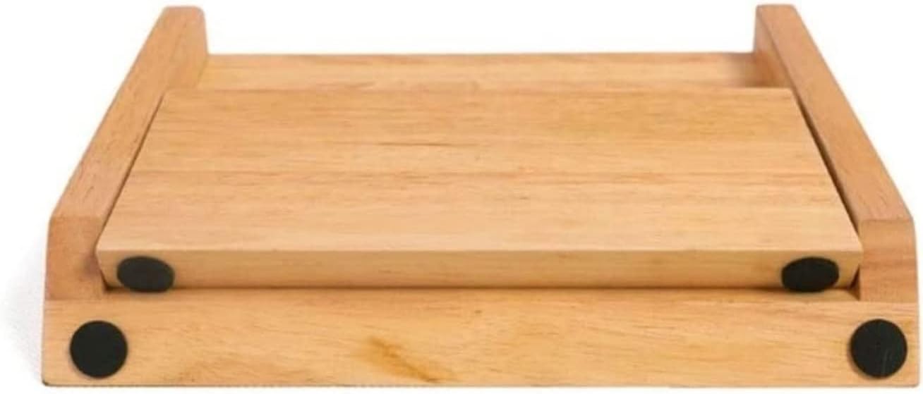 Knife Block Storage Stand Kitchen,Only Selling Cutter Holder,Magnetic Rubber Wood Rack Creative Tool