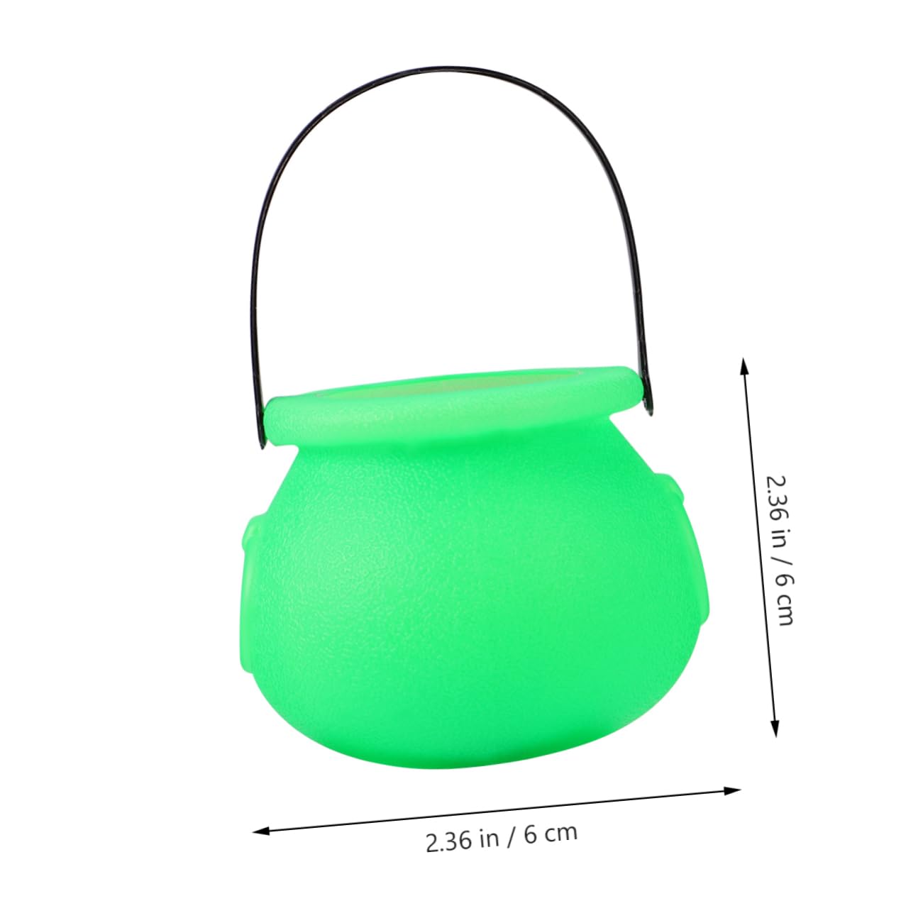 Abaodam 3 Set Secchio Strega Verde Halloween Gioco Di Ruolo Accessorio Cosplay Secchio Materiale 10 Pezzi * 3
