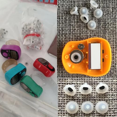 Image of 30 Pack Electronic Finger Counter Conductive Rubber Pad Replacement Button Contact Control Key Pads Parts for Mini LCD Digital Display Hand Tally Counters Count Clickers