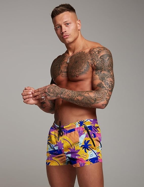 COOFANDY Men's Swim Trunk Quick Dry Swimwear Mesh Lining Bathing Suit Swimsuit Board Beach Sport Short - Image 2