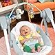 Bright Starts Whimsical Wild automatische Babyschaukel, zusammenklappbar, mit 6 Melodien und 2 Spielzeugen