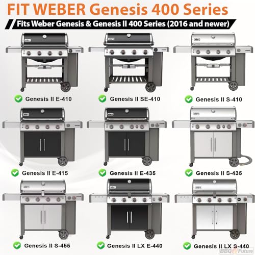 Image of Full Size Griddle Insert for Weber Genesis II 400 Series Gas Grills