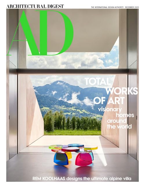 Architectural Digest Magazine December 2023 Total Works Of Of Art