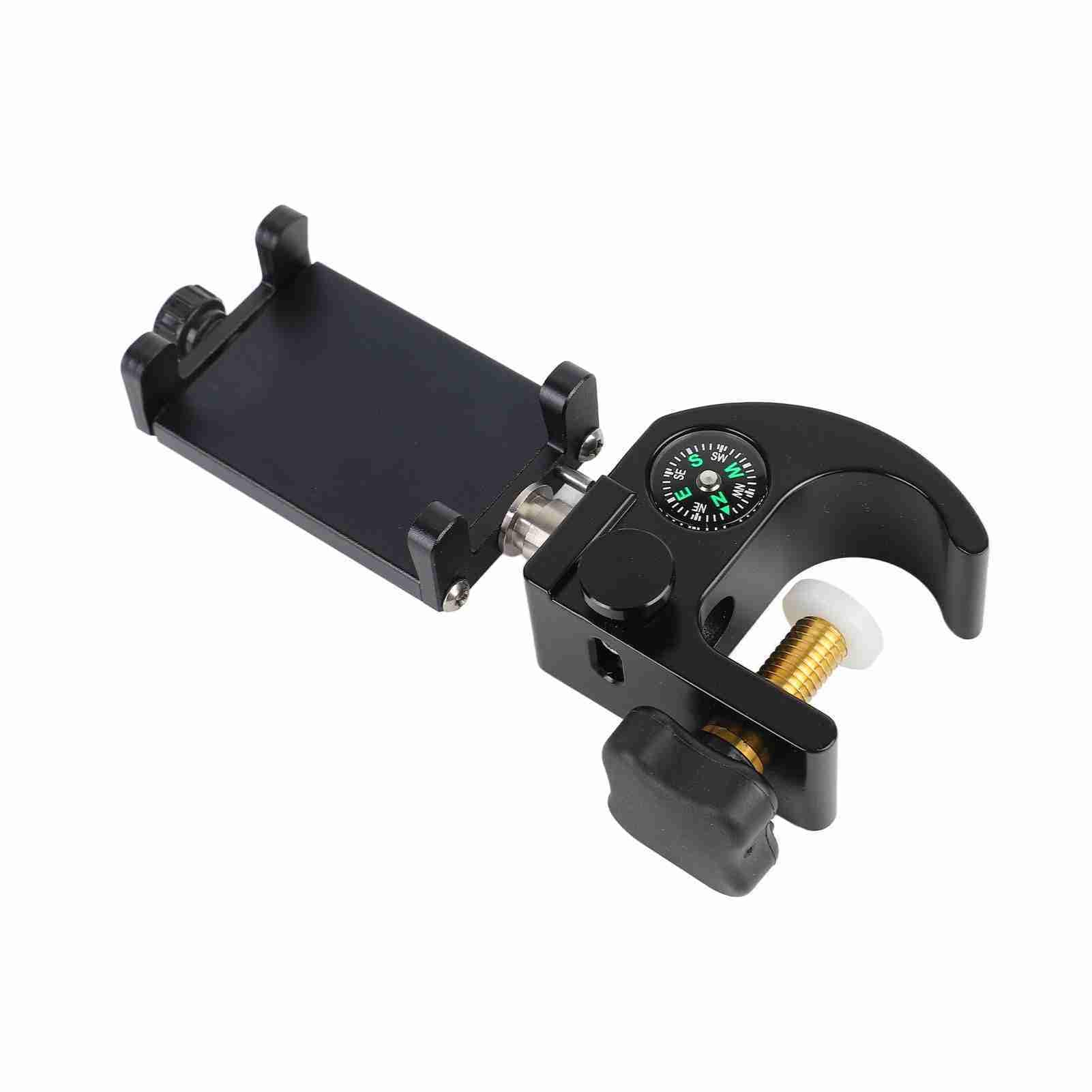 Morsetto per Asta IV Morsetto per Asta per Raccolta Dati con Supporto per Telefono Supporto per RTK Portatile Universale Compatibile con Aste da 32 Mm e 20 Mm