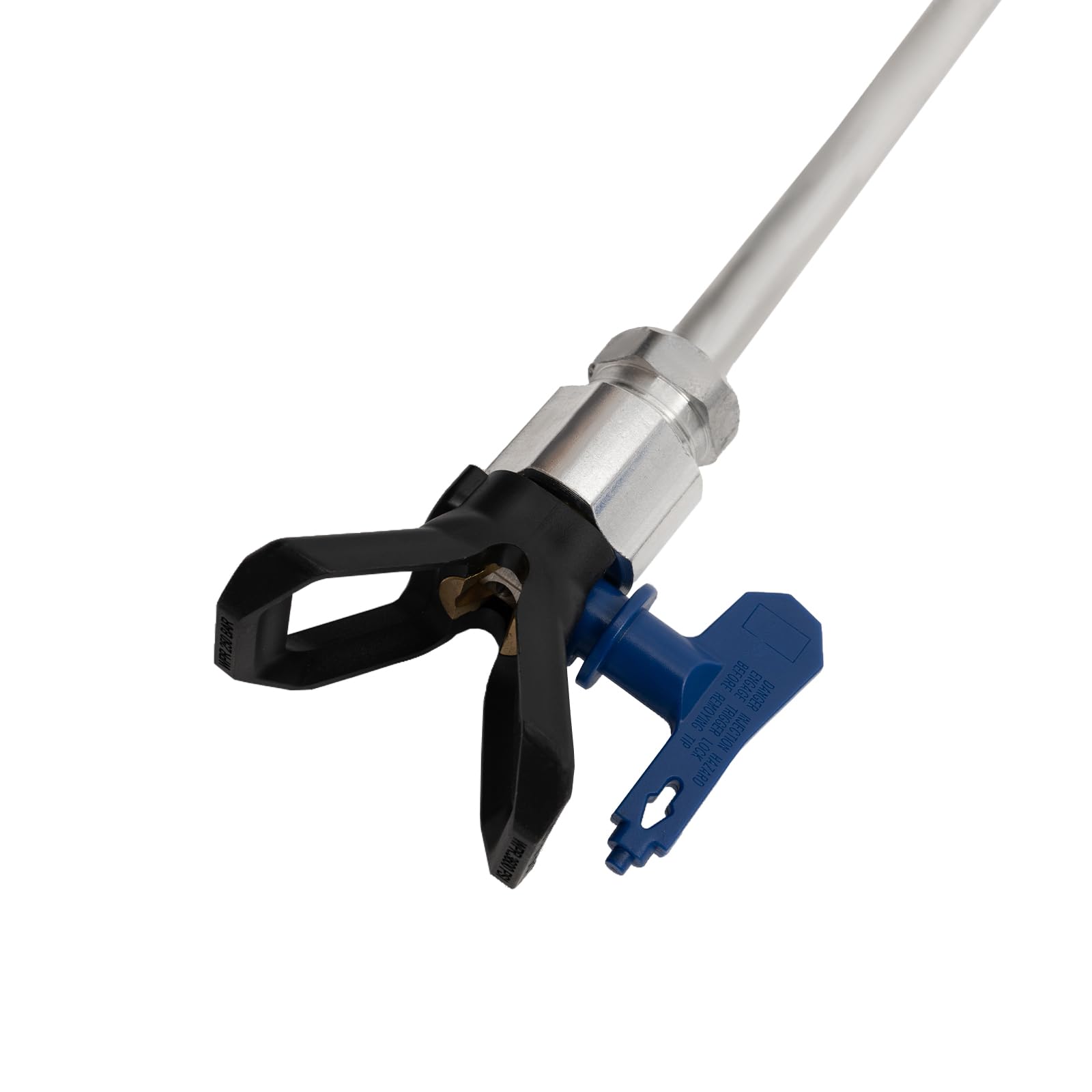 Pulverizador de pintura sin aire Pulverizador de pintura eléctrica muy eficaz con pistola y manguera de alta presión para muebles Puertas Pasamanos (oro-leu)