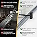 Heavy Duty Garage Door Vertical Track Repair Tool Set,Designed for 3-Inch Roller Rail Replacement, Anvil Tool for Quick Track Alignment & Maintenance