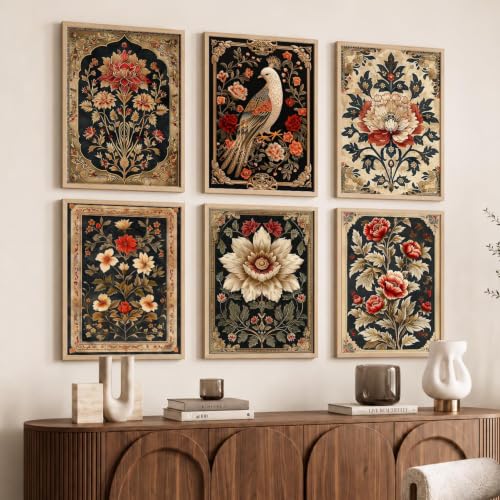 Image of kotart - Traditional Wall Art Paintings For Wall Decor | Madhubani Wall Poster With Frames | Wall Hanging Frames (10X13 INCH, A)