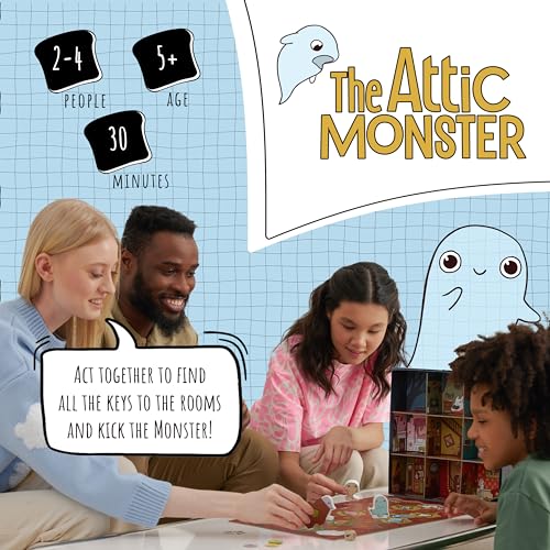 The Attic Monster Juego de Mesa Cooperativo Familiar miniatura 2