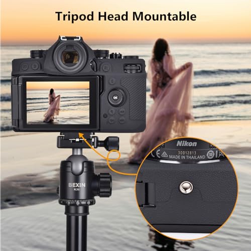 Funda de silicona MUZIRI KINOKOO para cámara Nikon Zf negra miniatura 5