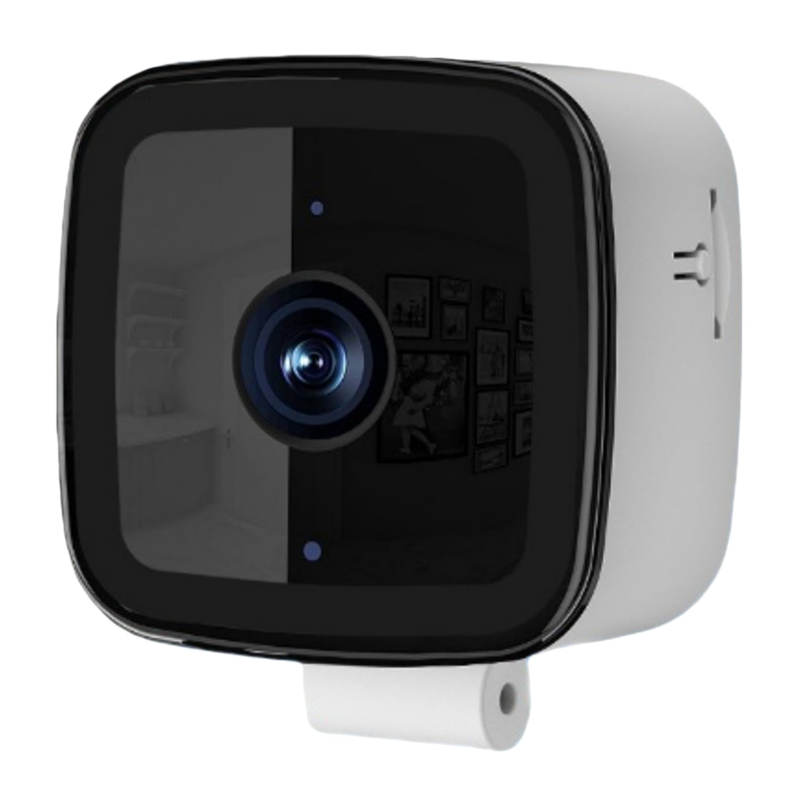 Neksong SafeView Window Camera with A Memory Card Protect Your Home, Family & Valuables Indoor Outdoor Window Camera, Motion Detection, Anti-Glare (White (Includes 64gb Memory Card))