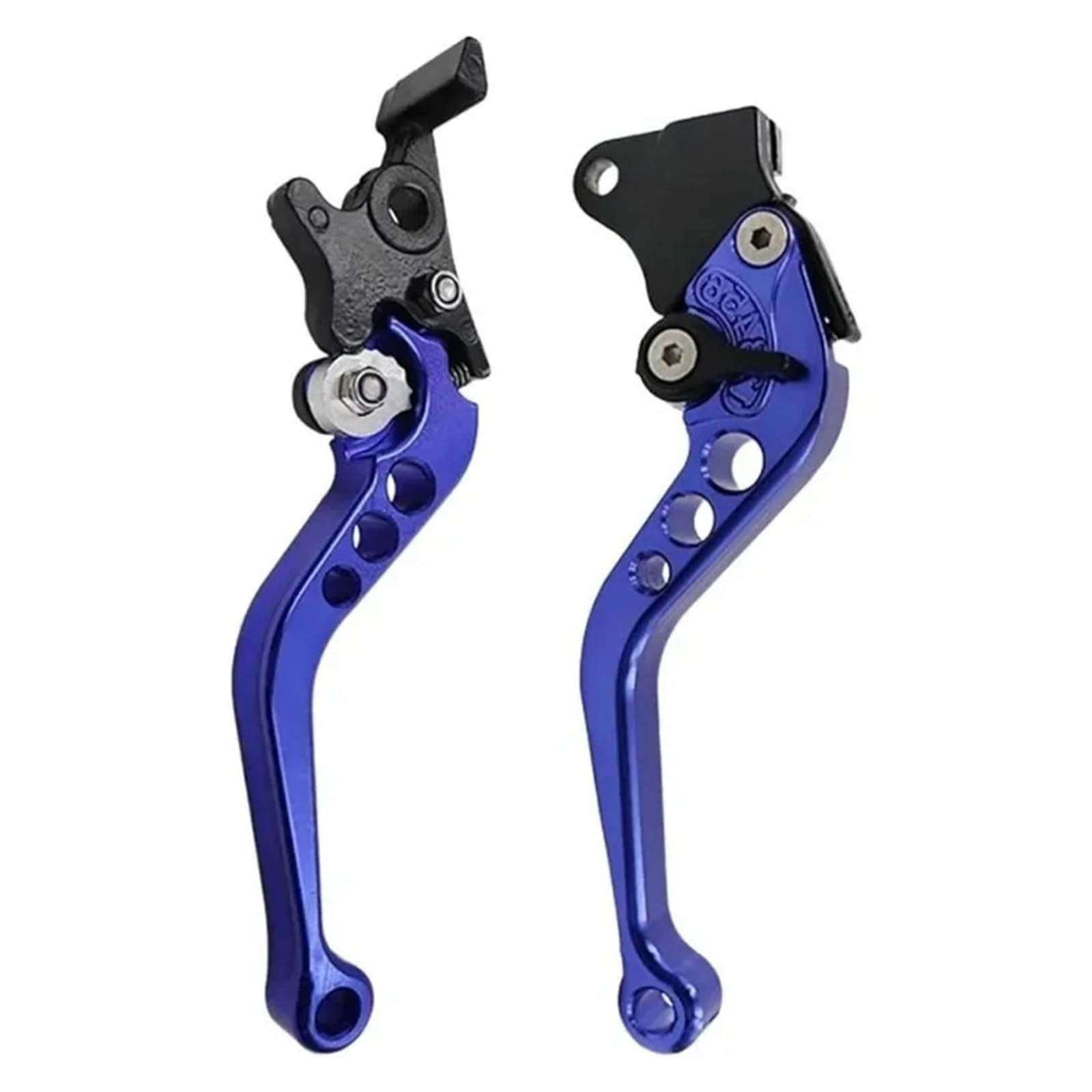 Abdktmnx Blue Universal Motorcycle Clutch Brake Handle Drum Lever For Gy6 Motorbike Accessories Alloy Cnc Motorbike Handlebar Brake Handlebar Clutchs Brakes Levers