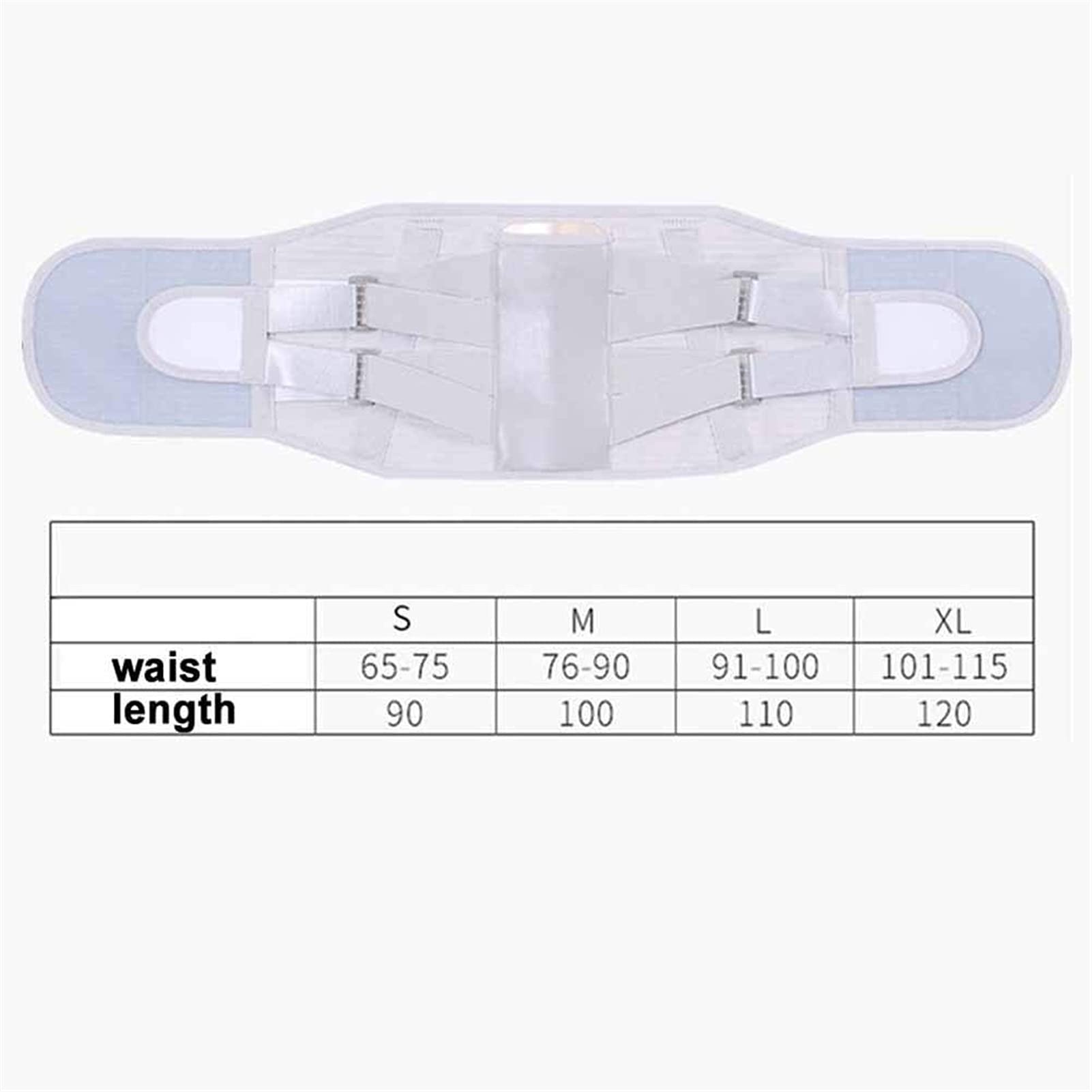 Cinturón de Soporte Lumbar de turmalina con Correas de Soporte Ajustables y autocalentables - Faja Lumbar para Hombres y Mujeres - Cinturón térmico de protección