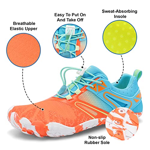 Image of XIHALOOK Athletic Hiking Water Shoes Womens Mens Quick Dry Barefoot for Beach Walking Kayaking Surfing Training