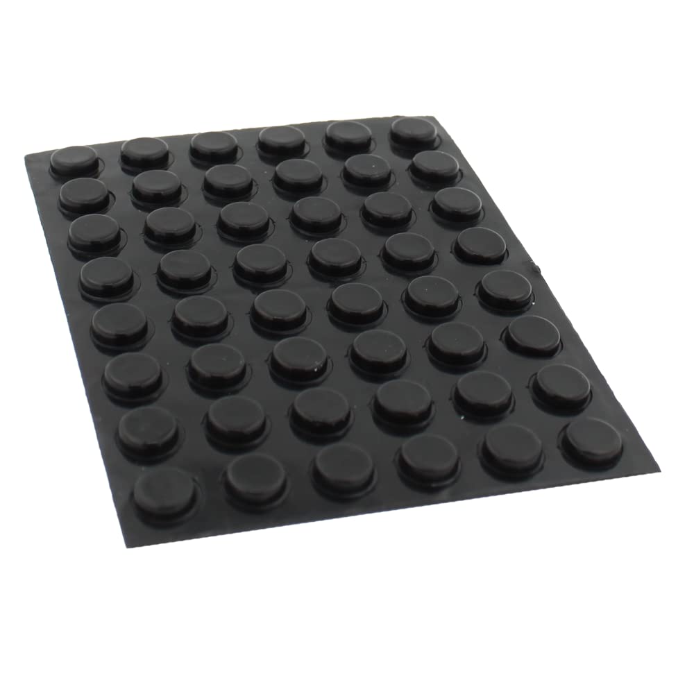 48 Pcs - Self Adhesive Bumpers or Buffers - Reduce Drawer, Cabinet or Wardrobe Door Slamming Noise - by Lifeswonderful