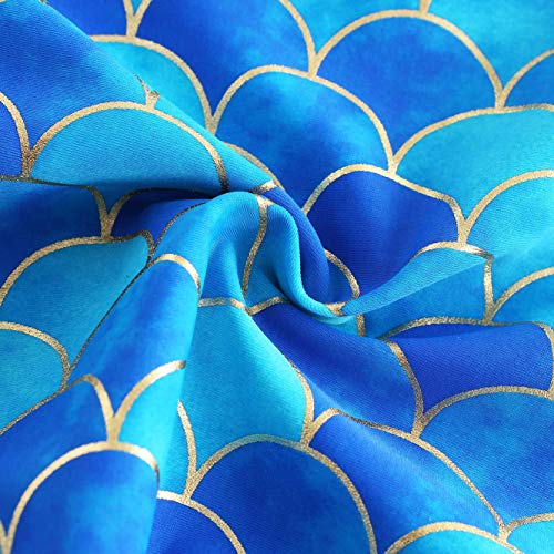 Big Girls Mermaid Swimsuits One Piece Bathing Suits Summer Swimsuit Size 12/10-12 #TOP4