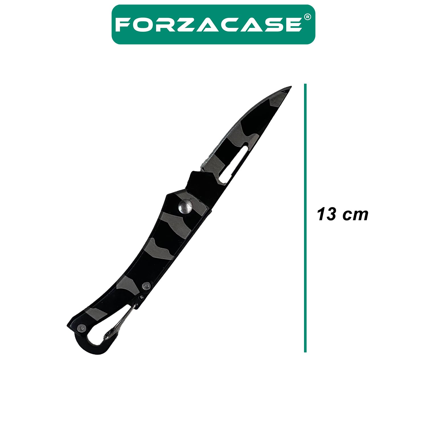 Forzacase Paslanmaz Çelik Ultra Keskin Outdoor Avcılık Kamp Çakısı Kamp Mutfak Bıçağı - FC339