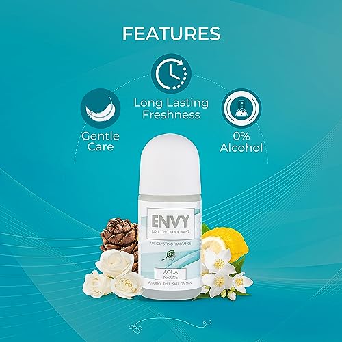 Image of ENVY Aqua Marine Long Lasting Under Arm Roll On - 50ML