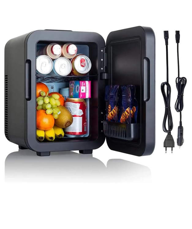 Mars & Hars 10 Lt. Mini Buzdolabı Soğutma ve Isıtma Özellikli 12V ve 220V (Kahve Mak.için Süt Hortum Girişli)