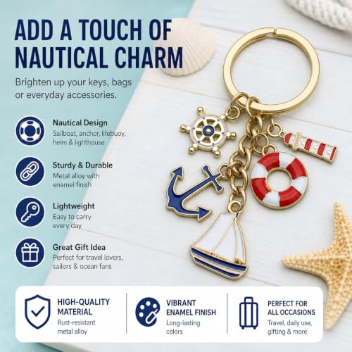 Image of 6 PCS Aesthetic Keychain, Cute Butterfly Bag Charms for Girls, Alloy Metal Key Chain Set with Six Pieces