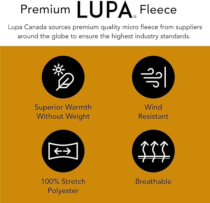 Image of Lupa Kids Handmade Double-Layer Fleece Neck Warmer - Kids Neck Warmer for Boys & Girls - Fleece Neck Gaiter for Winter