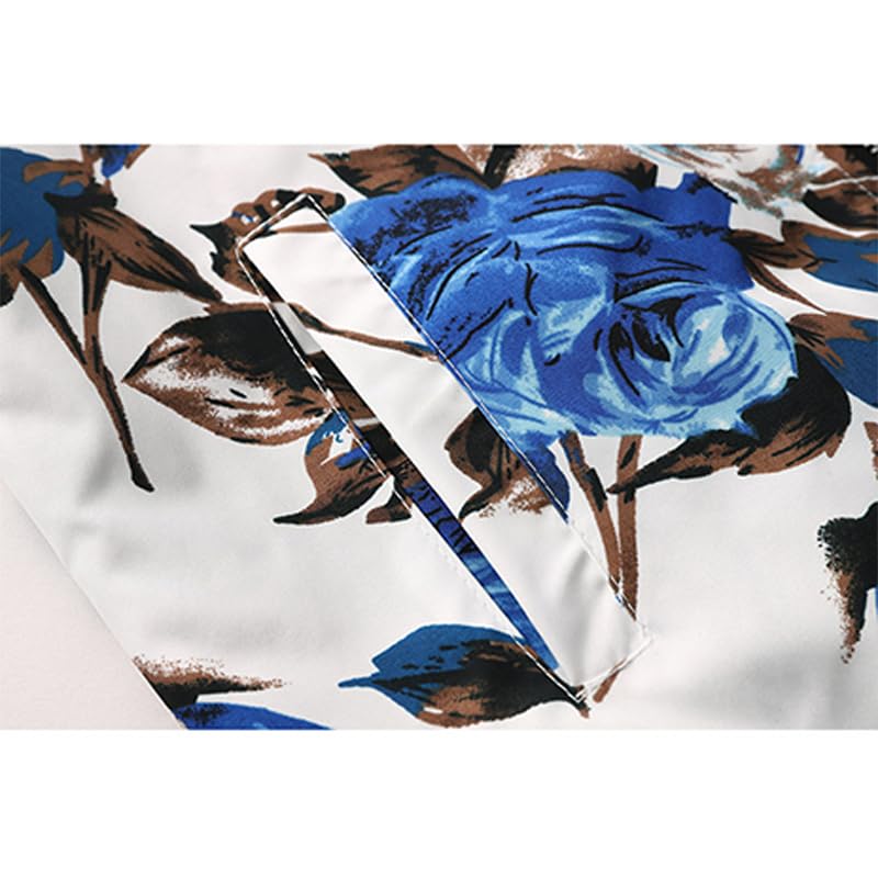 Image of HENGAO Men's Stylish Floral Bomber Jacket