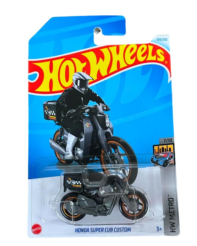 Hot Wheels Honda Super Cub Custom HW Metro Ages 3 and Up (Black) (B0D3M65KB6) Amazon Price History, Amazon Price Tracker