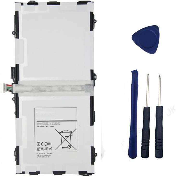 Replacement Tablet Battery for Galaxy TAB S 10.5 LTE SM-T800 SM-T801 SM-T805 SM-T807 SM-T807A SM-T807P EB-BT800FBC EB-BT800FBE 3.8V with Free Tools