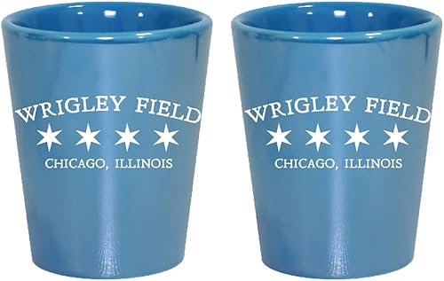 Miniatura 2 de Wrigley Field Lustre - Juego de 2 vasos de chupito