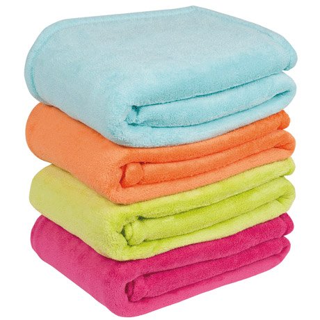 Domiva Couverture Abricot 100 x 150 cm