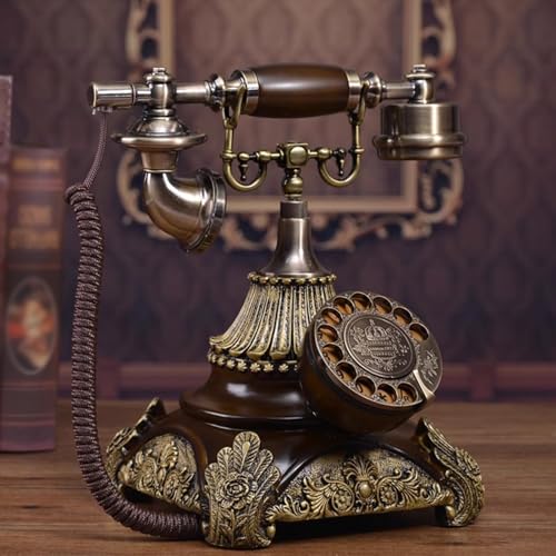 Téléphone fixe à l'ancienne rétro le cadeau idéal à cadran - 6