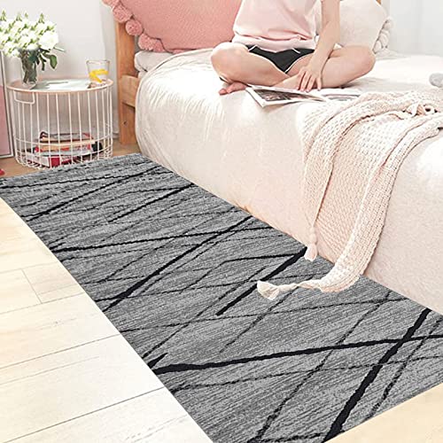 Alfombra escaleras gris moderna para proteger el suelo del pasillo y hogar 5