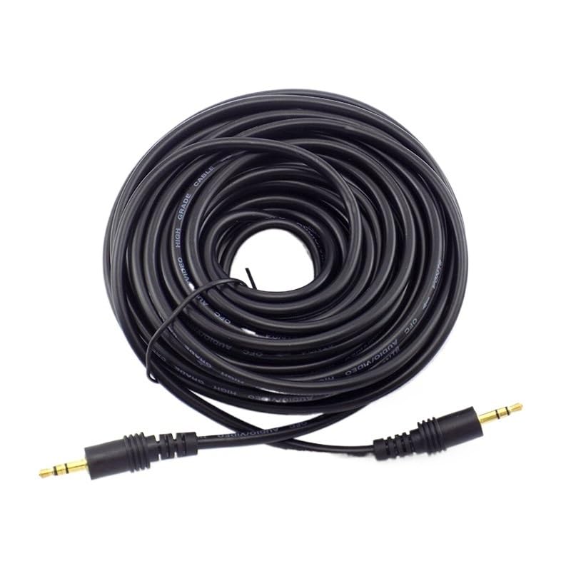 Cable auxiliar 3.5mm stereo macho a macho 1.5m