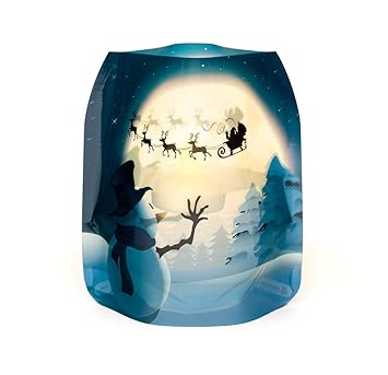 MODGY Luminary Lanterns 4-Pack - Floating LED Candles with Batteries Included - Luminaries are Great, Parties, Patios & Celebrations of All Kinds (Frosty)