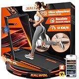 Tapis de Course, 6 en 1 Tapis de Marche Pliable avec Enceinte Bluetooth – Inclinaison 10%, Moteur Silencieux 3,0 CV, 12 KM/H, 12 Programmes, APP & Télécommande, Charge 160 kg – Pour Maison & Bureau