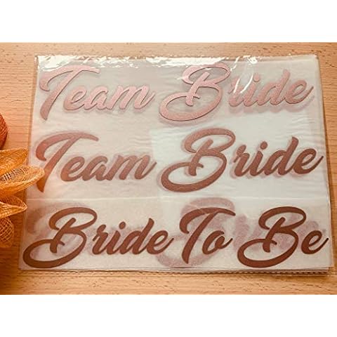 Bride Squad Iron-On T-Shirt Transfers Cover