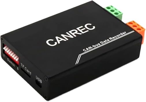 COKYIS CAN Bus Data Logger Max 128G Black Box for Bus Truck Vehicle with TF Card CAN Message Storage2ch CAN with 128G