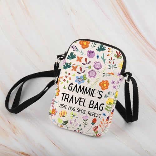 WCGXKO Gammie Crossbody Bag Gammie Travel Bag Mother’s Day Gift Best Gammie Ever Gift for Gammie Grandma3