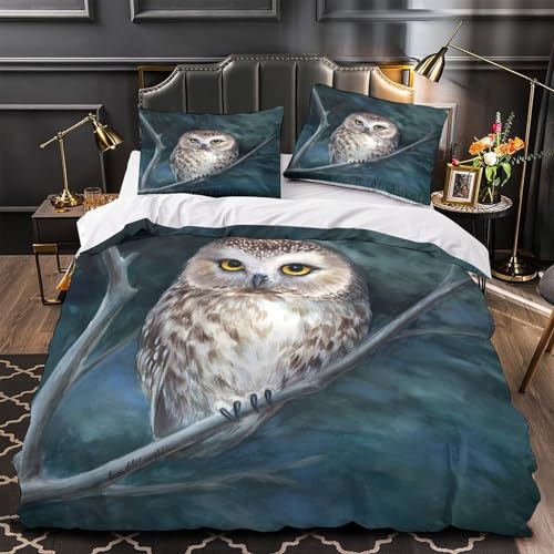 Housse de couette papillon de nuit 200x200cm lit double confortable