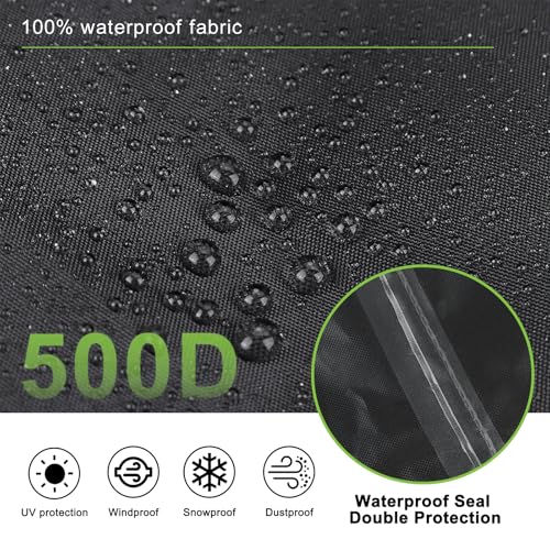 Mordx Central Air Conditioner Cover for Outside Units, AC Covers for Outside,Waterproof & Windproof Outdoor AC Units Cover, Black (30\'\'x30\'\'x32\'\')
