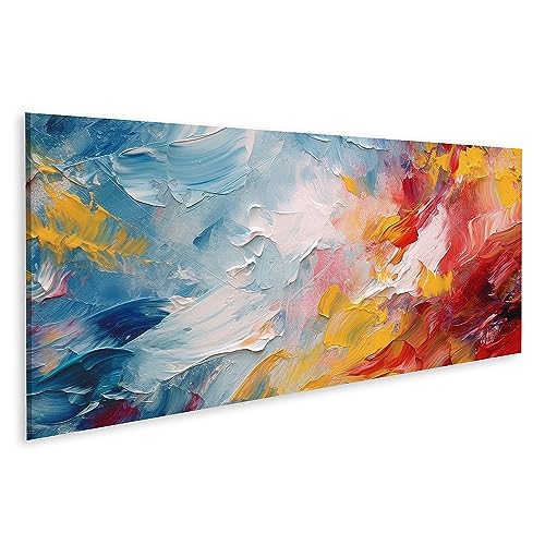 Tableau sur toile abstrait impressionniste islandburner déco